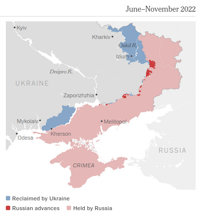 Mapa junio-noviembre 2022